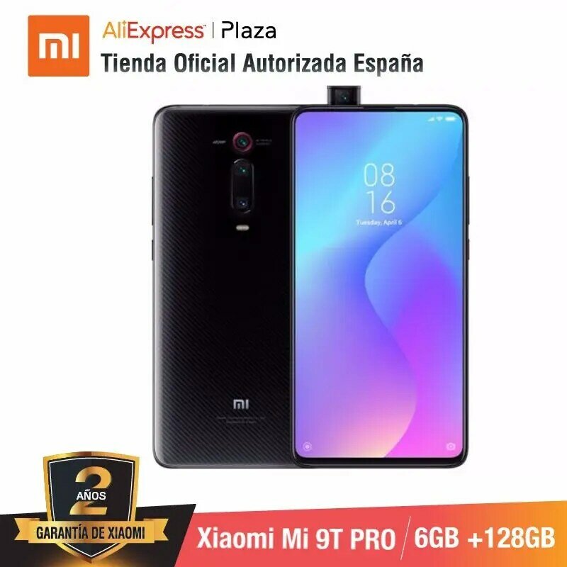 Globale Version für Spanien] Xiao mi mi 9T PRO (Memoria interna de 128 GB, RAM de 6 GB, Triple cámara de 48 MP con IA) smartphone