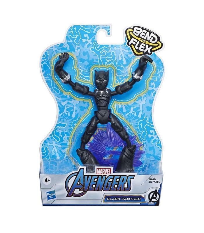 Spiderman dobrar e flex black panther loja de brinquedos