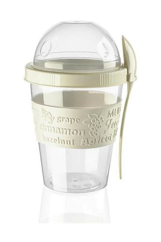 Take & Go Fruit Yogurt Container With Lid With Spoon Fast Food Fruit Vegetables Preparation Storage Home