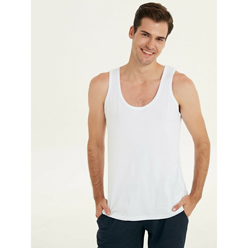 3pcs/lot Cotton Mens Underwear Sleeveless Tank Top Solid Muscle Vest Undershirts O-neck Classic Singlet T-shirt men's Quality