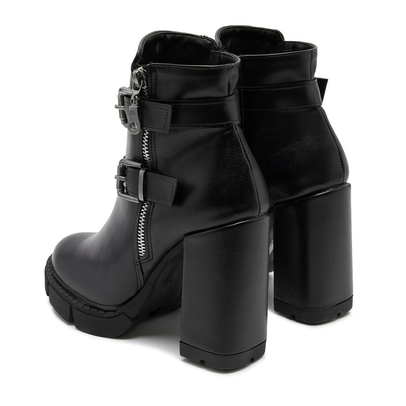 Babba DS – bottes noires d'amour pour femmes. Confortable. Style. Avec fermeture à glissière.