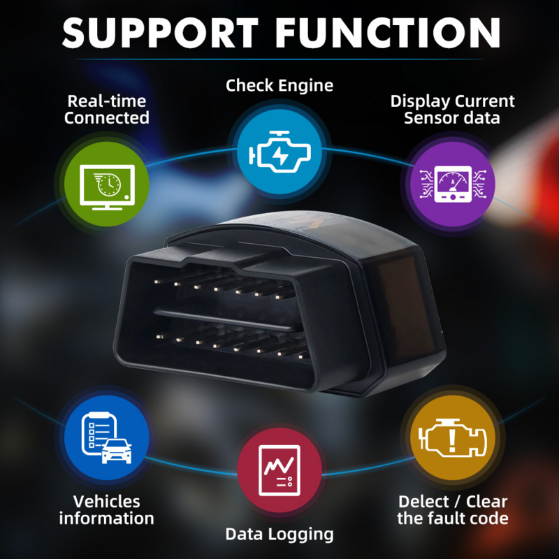 Vgate-Icar 프로 ELM 327 OBD2 스캐너, BT 4.0 WIFI, 안드로이드, IOS OBD 2 차량 도구, OBDII 코드 리더, 자동차 진단 도구