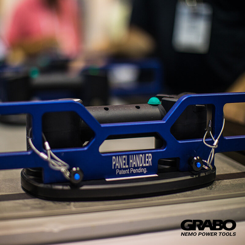 Grabo Pro Elektrische Saugnapf mit Display und Smart Einstellungen für Sowohl für Gewicht und Druck Heber Werkzeug Lager 375lbs