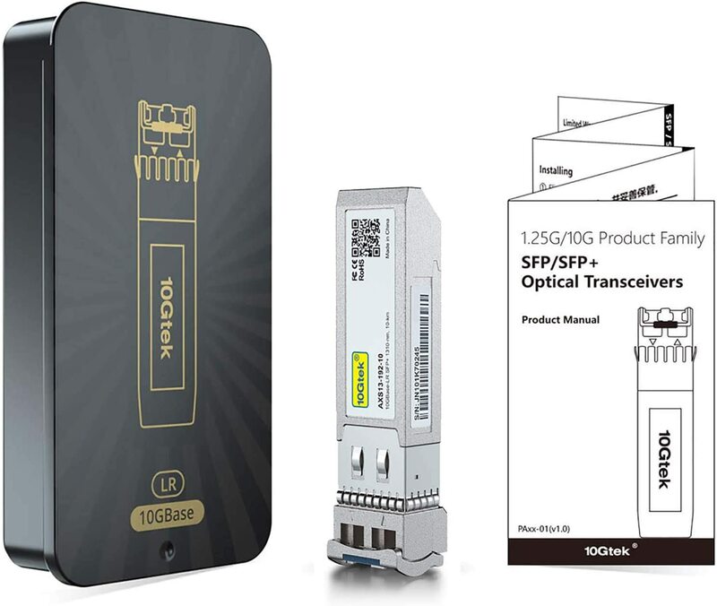 Transceptor 10GBASE-LR 10G SFP + LR, módulos SFP-10G-LR-S 1310-nm para Cisco, hasta 10 km, 2 unidades
