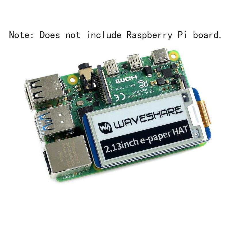 2.13 cal E-papier E-wyświetlacz atramentowy ekran rozszerzenie kapelusz zestaw startowy dla RPI Raspberry Pi Zero 2 W WH 2W 3 Model B Plus 4 4B karta rozszerzenia