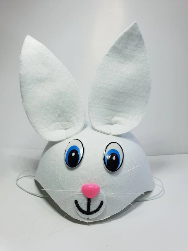 子供のウサギの帽子,白い色,436142186