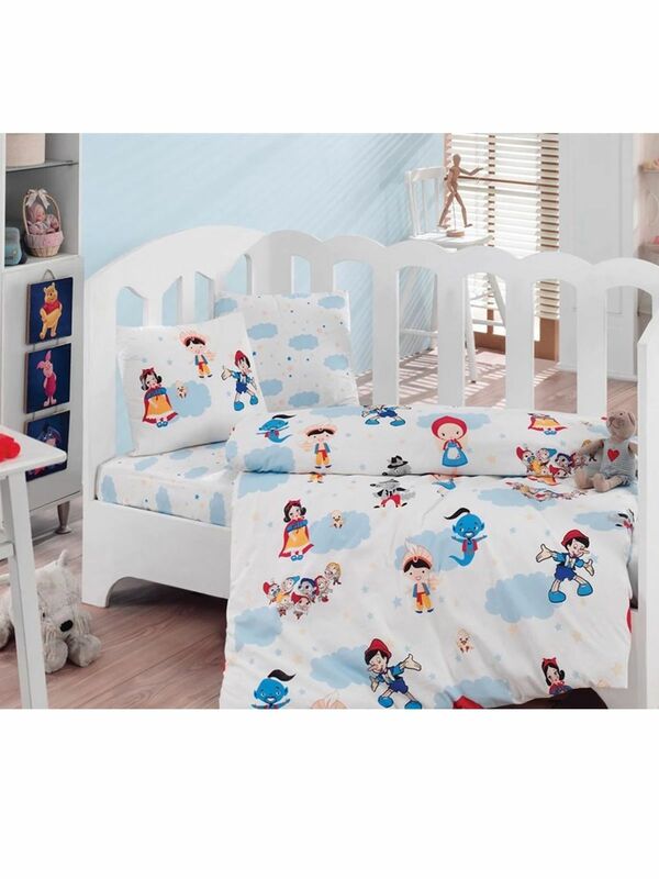 Baumwoll box ranforce Baby Bett bezug Bettlaken Kissen bezug 100 Baumwolle 100x150 cm lässiger türkischer Stoff von hoher Qualität