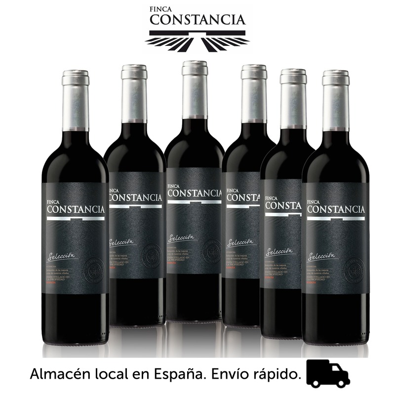 Sélection Estate constance-vin rouge-vin de terre de castille-boîte de 6 bouteilles de 750 ml | Envois depuis l'espagne