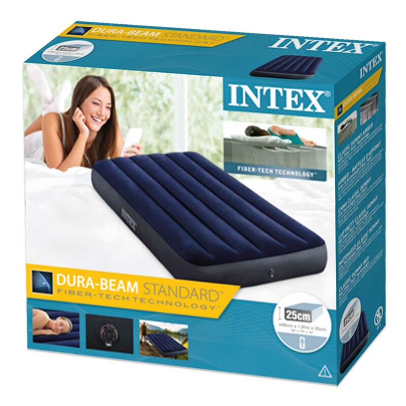 Hard inflatable mattress-Beam INTEX Classic Downy
