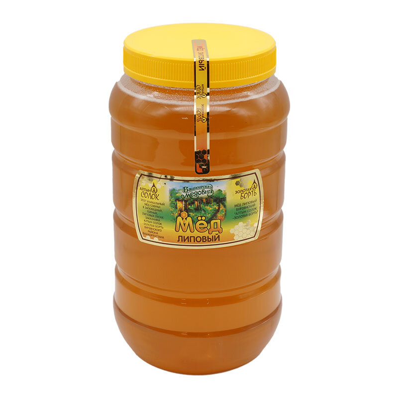 Miele Bashkir lime naturale Bashkir miele 4200 grammi plastica Bidon tiglio dolci Altai alimentare