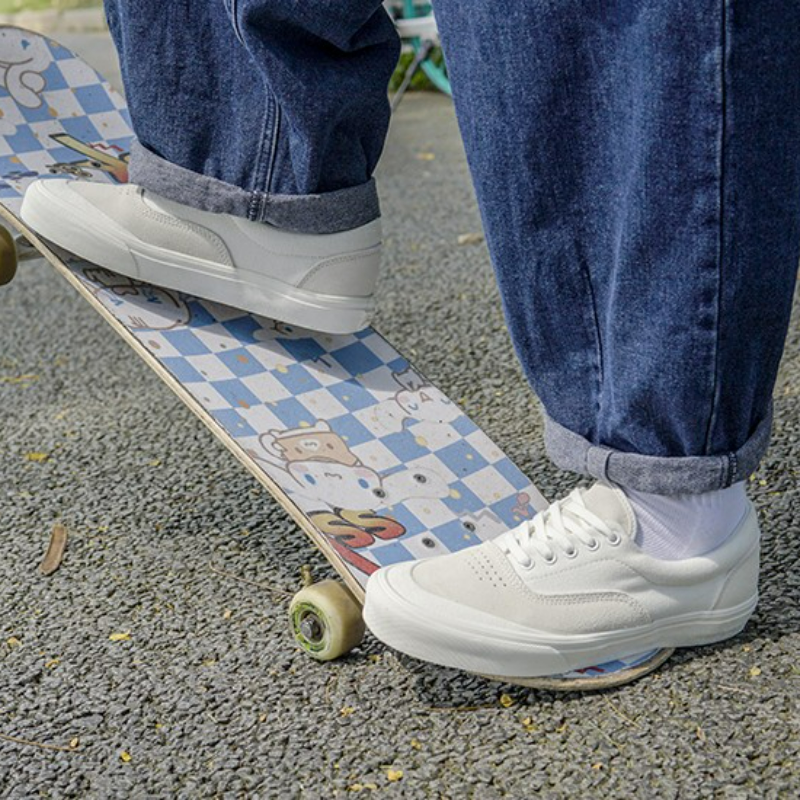 Joiints scarpe vulcanizzate maschili per Skateboard Canvas Suede tomaia Multicolor Casual Sneakers suola in gomma traspirante Running