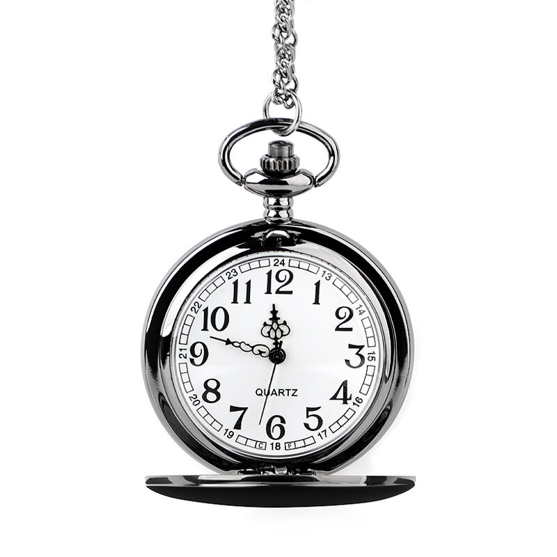 Relógio de bolso de quartzo da moda do vintage clássico dos desenhos animados anime relógio reloj anime corps série unisex bolso fob relógios reloj hombre