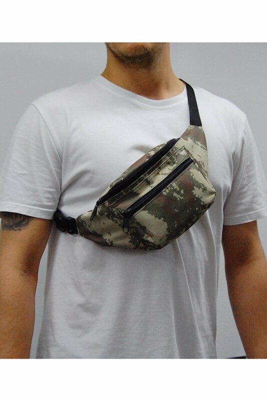 Strap Cross Unisex Shoulder And Waist Bag