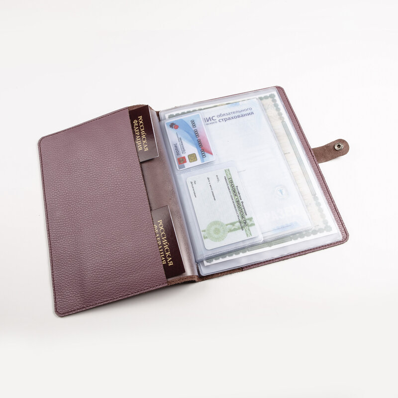 Family Organizer holder/genuine leather folder, format A5
