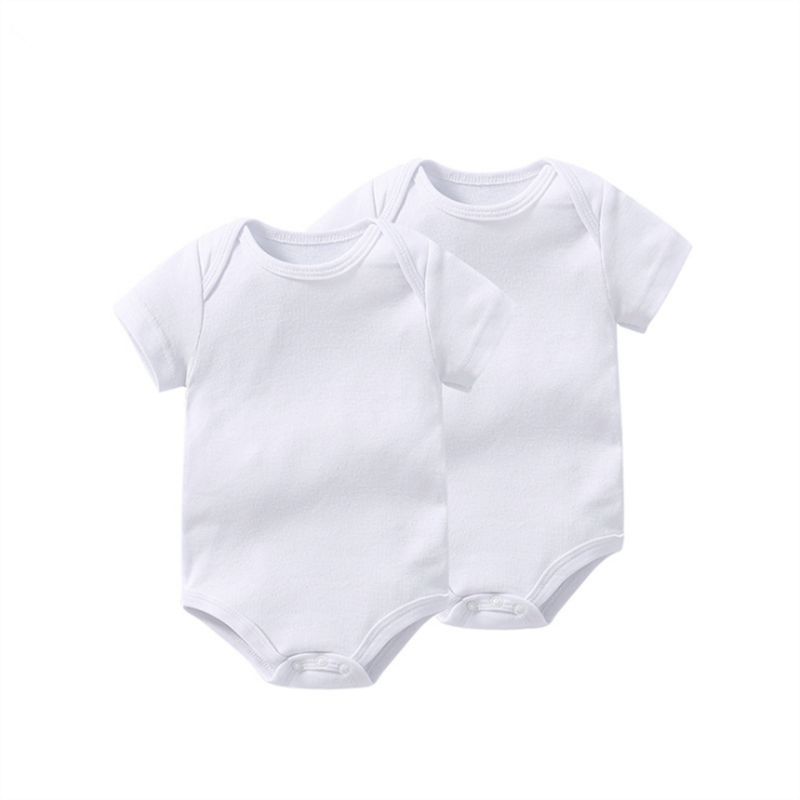 Macacão infantil de algodão, anúncio de gravidez, macacão unissex de algodão branco, nome personalizado