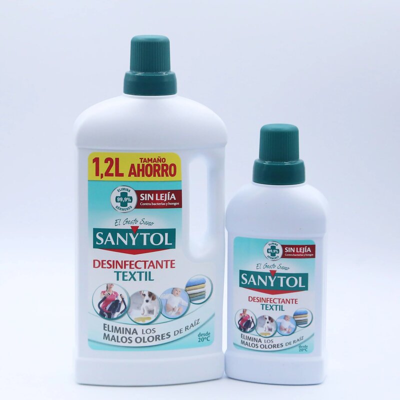 1ud disinfectant textile fabric removes bad smells root without bleach anti bacteria and shrooms 1.2L 500ml
