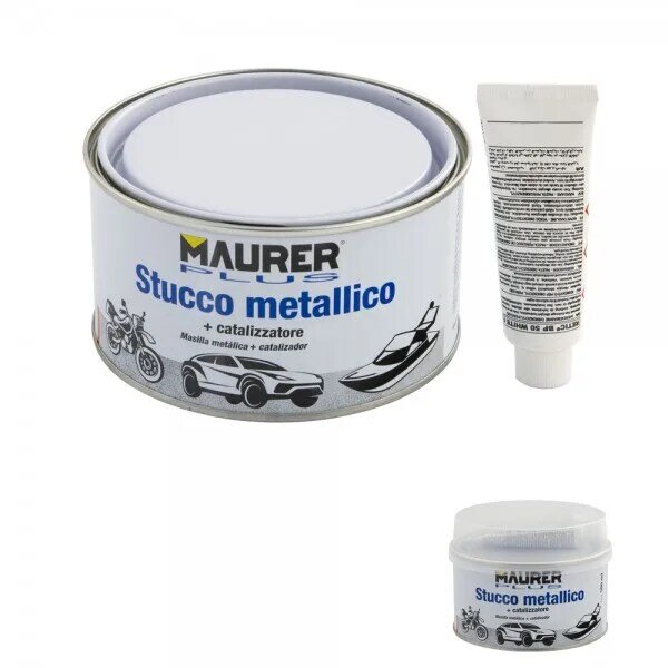 Massa de reparação de metal 500 ml. Com o endurecimento