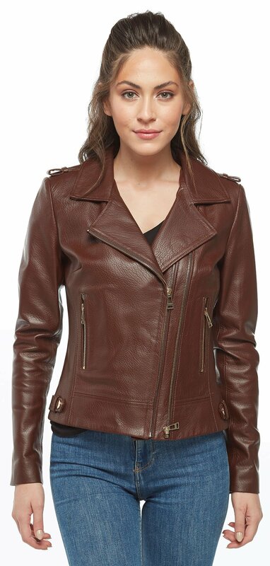 女性のための本物の革のジャケット,シープスキン,秋,冬,薄い,大きいサイズ,バイカースタイル,2022