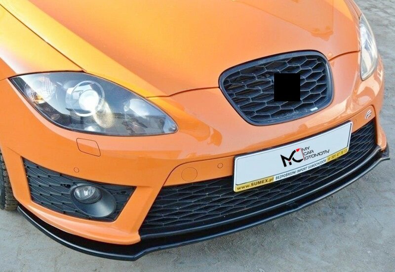 Max Design Front Bumper Lip For Seat Leon MK2 quality A+ car accessories splitter car tuning body spoiler side skirt