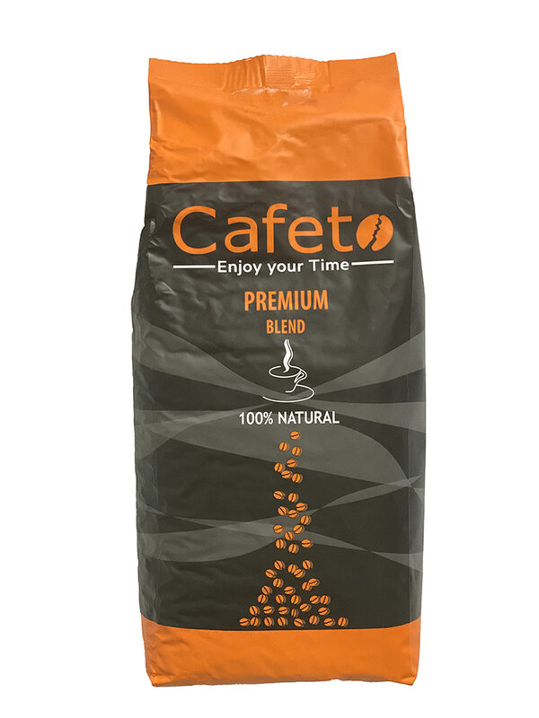 Кофе в зернах 100% натуральный купаж Special Premium пакет 1 кг.