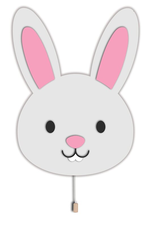 Night Light เด็กวัยรุ่นห้องนอนโคมไฟผนังตกแต่งธรรมชาติผลิตภัณฑ์ Easter Bunny จัดส่งฟรี