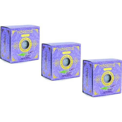 Sabun Buatan Tangan Lavender Alami 150 G * 3 PCs-Harems