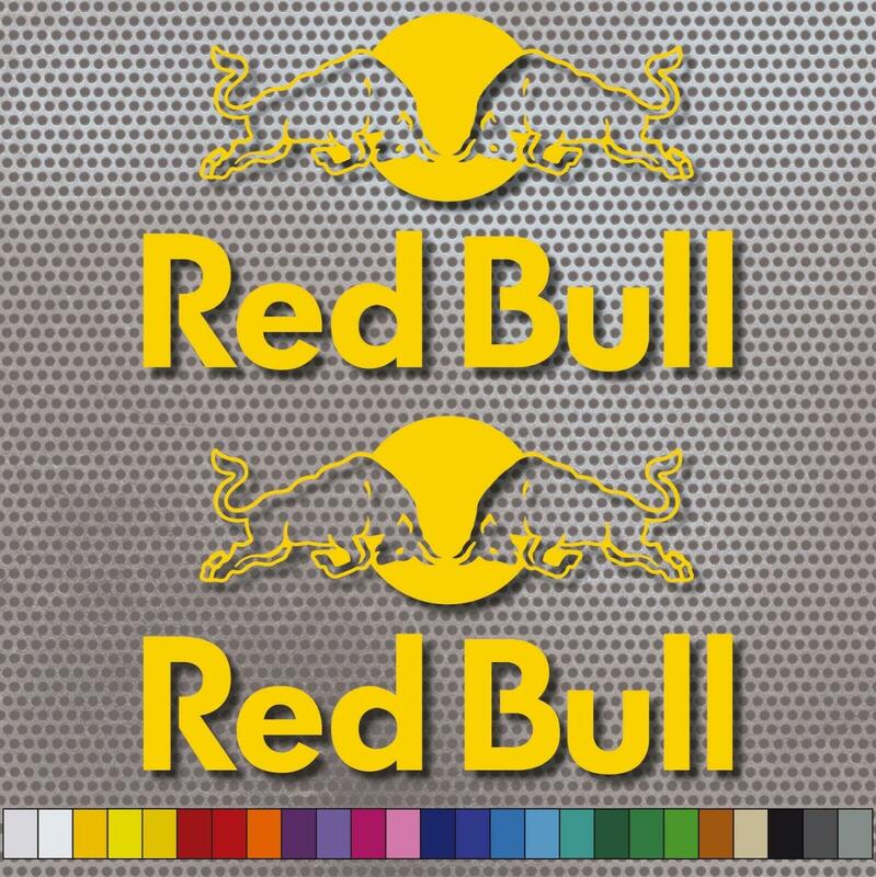 2X PEGATINAS VINILO Red Bull мото наклейка CIRCUITO RACING CARENADO DECAL COLORES