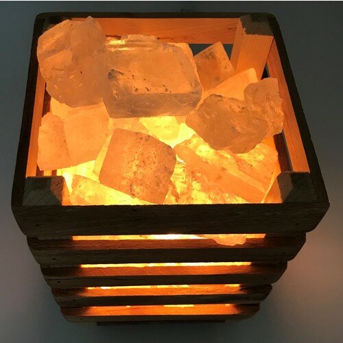 Natural Natural Rock Salt Lamp-Case!! * FAST DELIVERY *!! FROM TURKEY