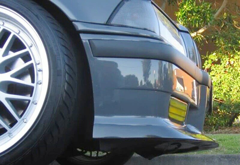 最大デザインフロントバンパーbmw E36 3シリーズ品質a + 車のチューニング車アクセサリーボディスポイラーディフューザーe36