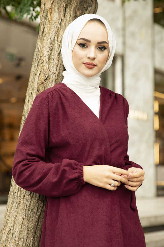 Хиджаб-кимоно с поясом на талии, кардиган, Женские топы и блузки, уличная одежда, женские топы, зимняя длинная рубашка 2022, женская одежда Плиссированное Платье-хиджаб с боковой шнуровкой, Тканое платье-хиджаб с узоро