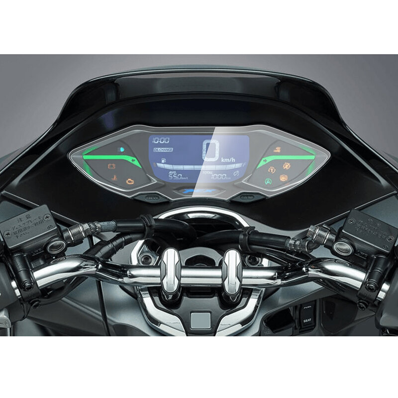 オートバイの計器クラスターの傷の保護フィルム,ダッシュボードのスクリーンプロテクター,ホンダpcx160,pcx125,2021-2024