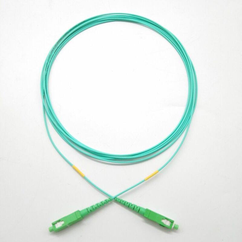 100 pces sc/APC-SC/apc único modo g657a2 sx núcleo 1.6mm diâmetro 3.5 metros comprimento fibra azul cabo de remendo ótico para telecomunicações francesas