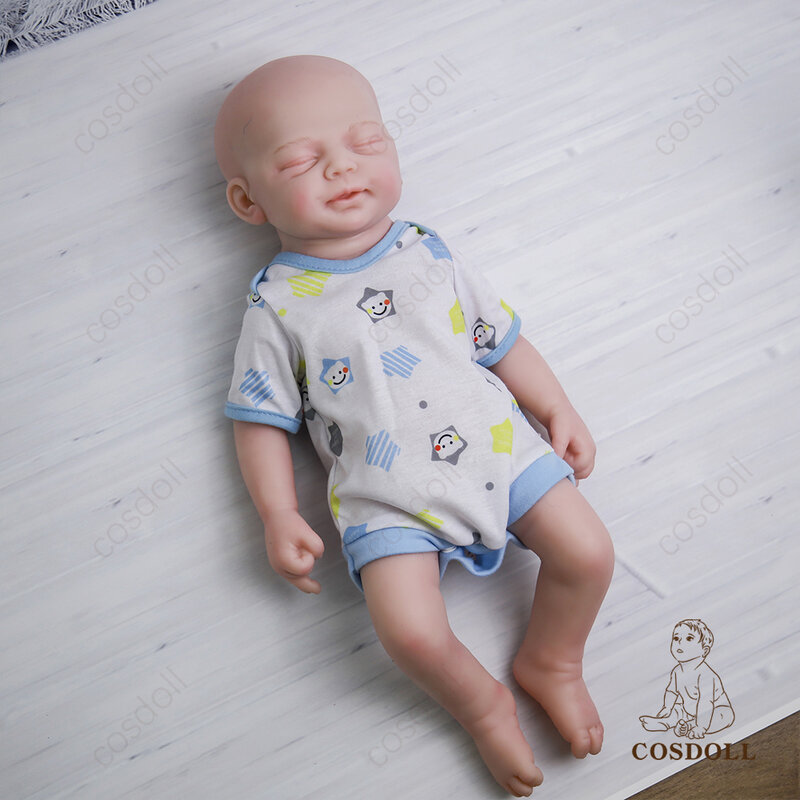 Boneca reborn do bebê 46cm boneca da criança 3kg de corpo inteiro silicone adorável bebês boneca muito macio bonecas banho brinquedo bonecas presente natal