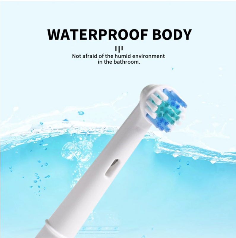 4x Compatibile spazzolino da denti Elettrico spazzolino teste di ricambio Braun Oral B Trizone Profonda Sweep delle Vitalità