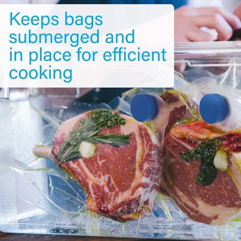 Aimants sous vide pour garder les sacs immergés et en place, accessoires pour arrêter les sacs flottants, sous-cuisine