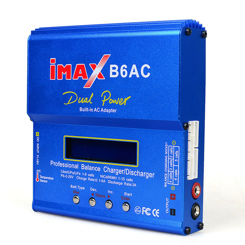 شاحن RC Imax B3 B6AC 7.4 فولت 11.1 فولت خلايا ليثيوم بوليمر 2s 3s لبطارية ليبو