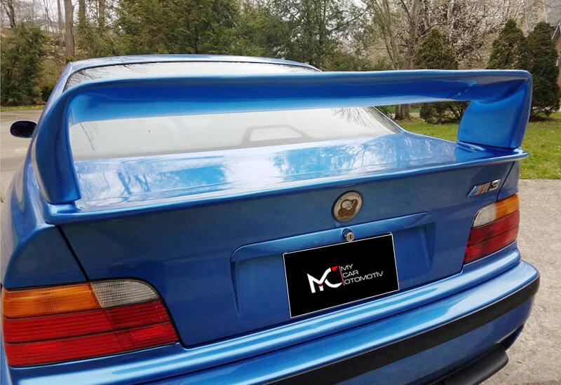 M3 GT V2 스타일 스포일러, BMW E36 1990 + 모델용, 품질 A + 자동차 액세서리, E36 윙 자동차 튜닝 바디 컵 스포일러