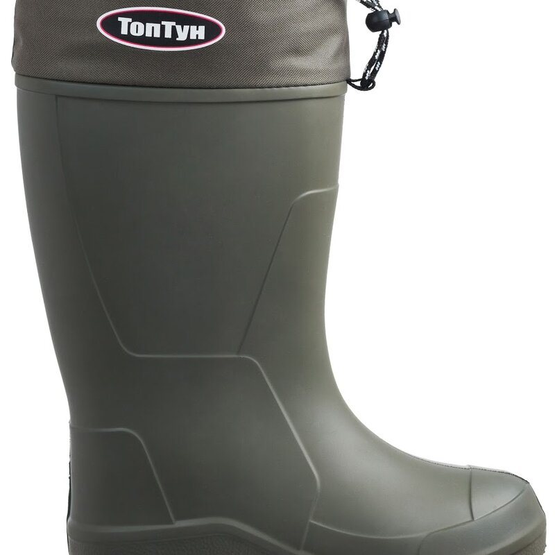 Botas de invierno "toptun" T-50 ℃ para pesca, botas para caza, botas Eva invierno con medias de piel. Producción de Rusia.