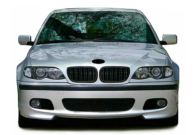 Parrilla delantera estilo M para BMW E46, accesorios de coche, difusor de alerón de alas, faldas laterales, tuning e46
