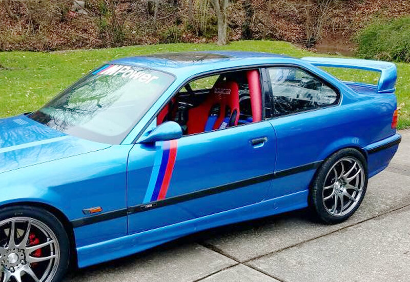 M3 GT V2 Style Spoiler per BMW E36 1990 + modelli qualità A + accessori per auto E36 wing car tuning body cup spoiler