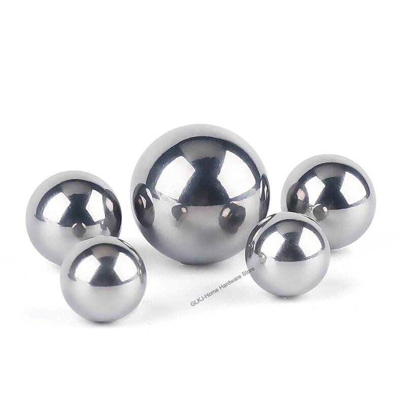 Bola de acero de rodamiento sólido, diámetro de 1mm, 1,5mm, 2mm, 2,5mm, 3mm, 3.175mm-15,5mm, bola redonda de rodamiento liso de alta precisión