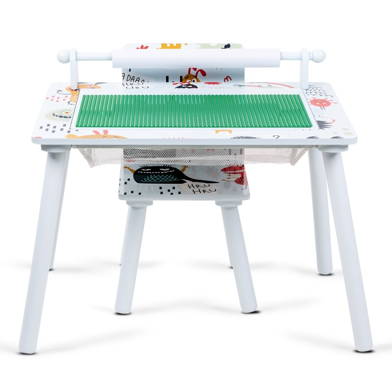 Tabelle spiele kinder kind holz grün bauen und spielen kinder mit 1 stuhl