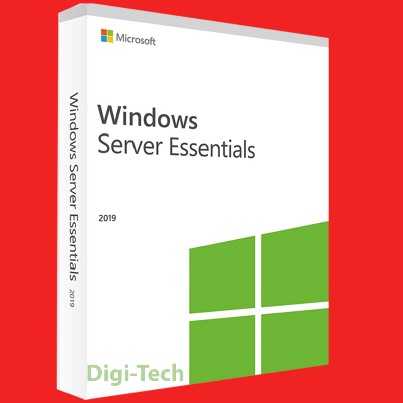 Windows Server 2019 Wesentliche Lizenz Volle Version Original 25 Benutzer-50 Geräte