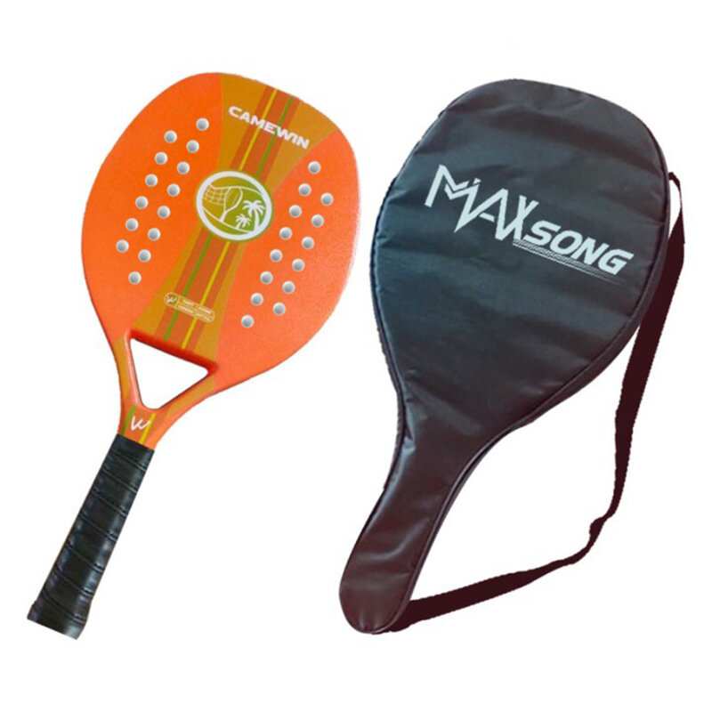 Racchetta sportiva da Beach Tennis racchetta da tavola in fibra di carbonio racchetta da spiaggia in carbonio racchette da paddle Unisex