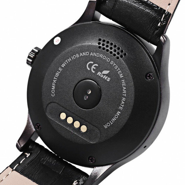 Elegante relógio inteligente carcam relógio inteligente k88h com organizador e rastreador de fitness