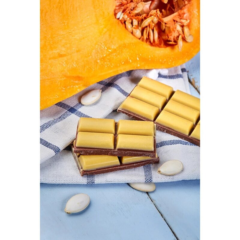 Schokolade raw milch c kürbis doppel schicht organische natürliche keine milch lactose zucker fliesen 100 gramm
