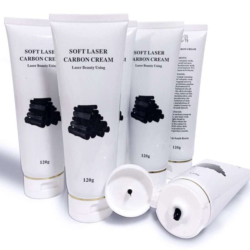 Safe Carbon Cream Gel For ND YAG Laser Skin Rejuvenation Whitening Skin Peel Deep Cleaning 120ml /PCS