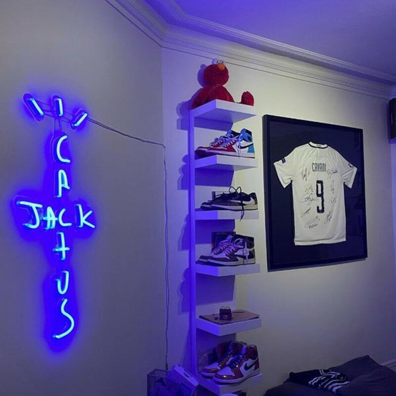 Vòng Tay Xương Rồng Jack LED Neon Ký Trang Trí Phòng Đèn Neon Rap Bờ Biển Phía Tây Tường Phòng Ngủ Trang Trí Thanh Quán Rượu Trang Trí Tiệc NGHỆ THUẬT