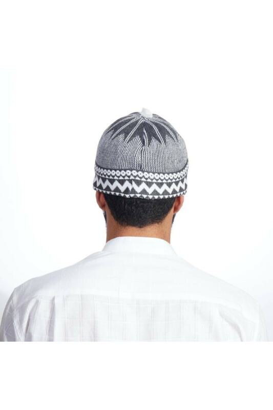 2021 Gorro Beanie ตุรกีมุสลิมอิสลาม Kufi Taqiyah Takke Peci หมวกสวดมนต์ Nапаха หมวกที่แตกต่างกันและสี Zigag POMPOM