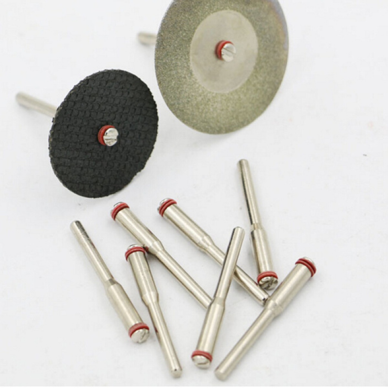 Miniature Clamping Connecting Lever Polishing Wheel Mandrel, Acessórios Dremel, Suporte para Rotary, 3mm, 10Pcs
